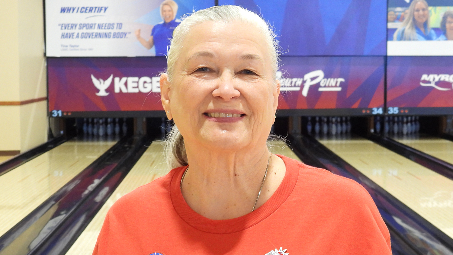 Linda Simoneaux at the 2026 USBC Women's Championships